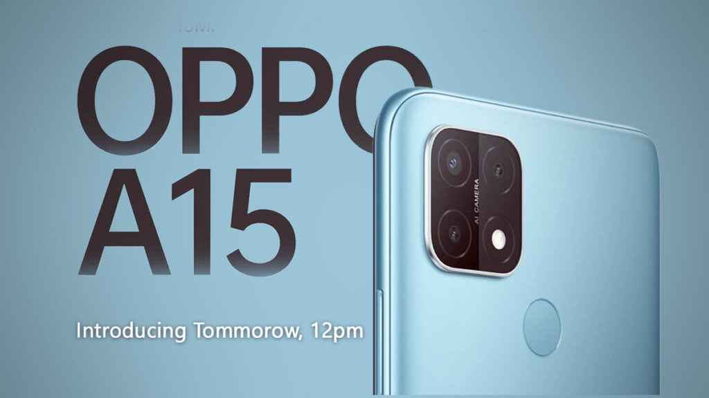 Oppo A15 to be introduced on October 15th in India Oppo A15 Specifications and release date