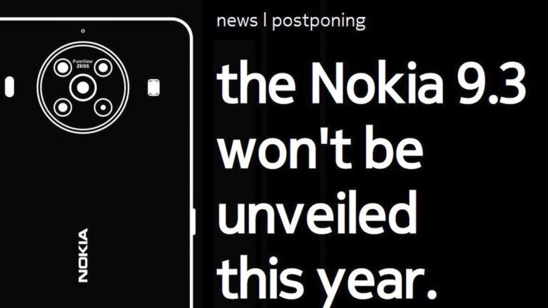 Nokia 9.3 PureView delayed until Mobile World Congress (MWC) 2021