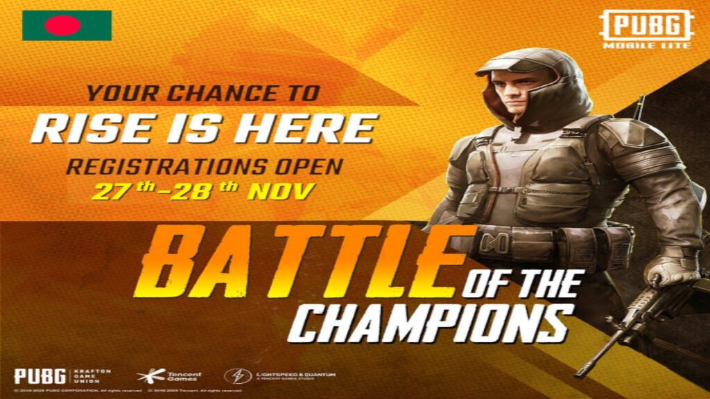 PUBG Mobile Lite Bangladesh Battle of Champions Tournament Registration open PUBG Mobile Lite Bangladesh Battle of Champions Tournament Registration open