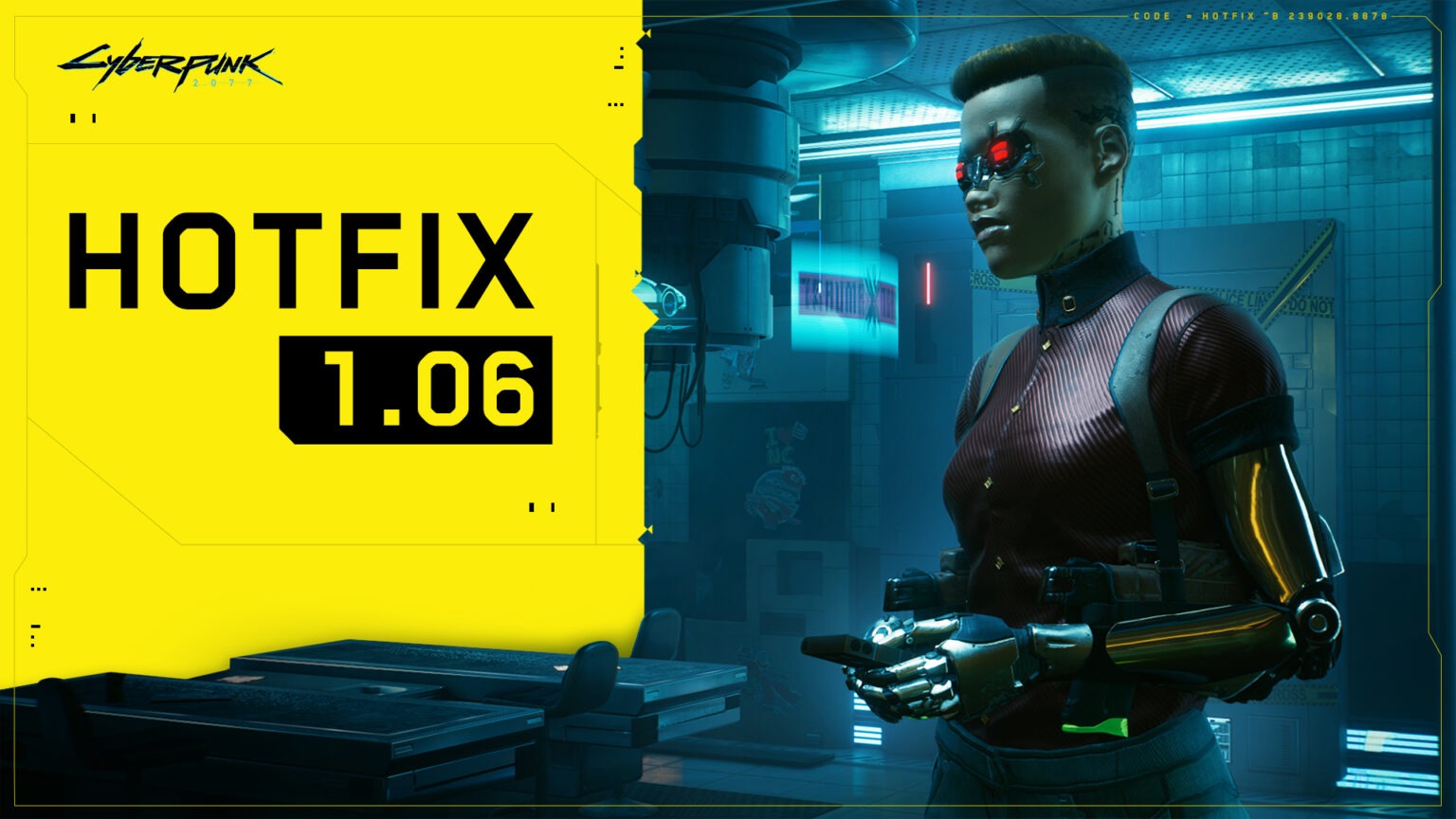 Cyberpunk 2077 Hotfix 1.06 is now available on both PC and Consoles